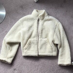 nike Women's Cream Sherpa Jacket